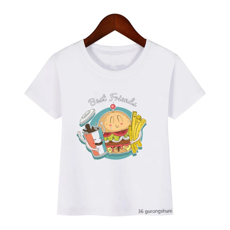 Camiseta infantil con estampado hamburguesa – Diseño divertido para niño - imagen 4