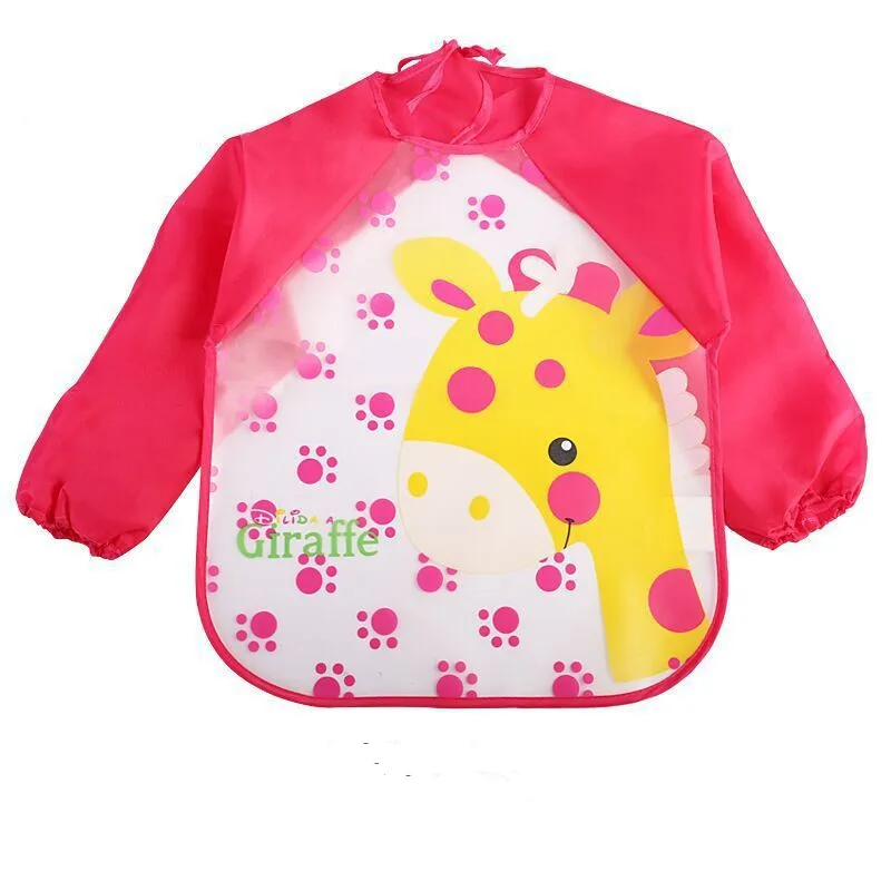 Babero antisalpicaduras impermeable manga larga para bebé alimentación - imagen 4