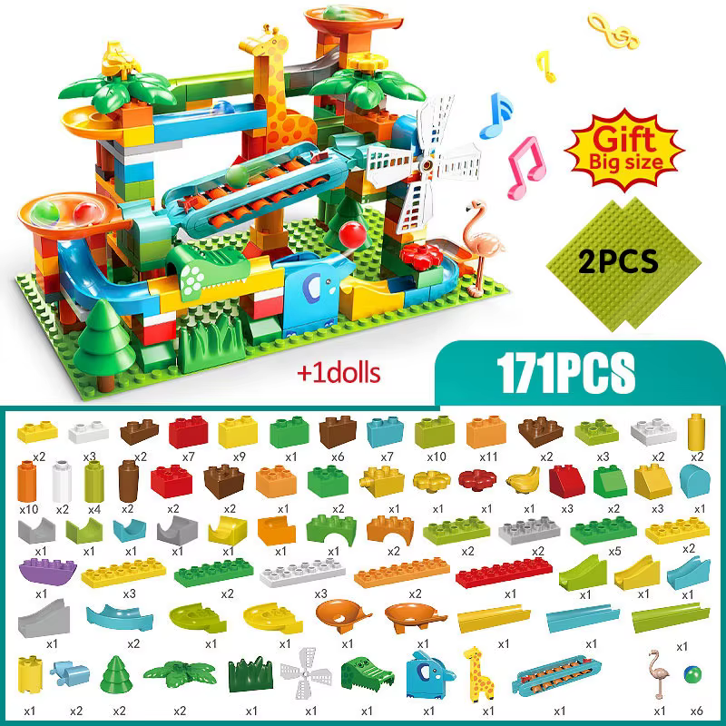 Bloques de construcción grandes para niños - Laberinto de bolas - imagen 3