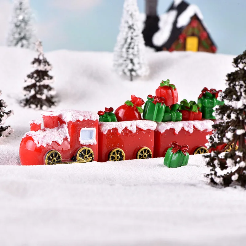 Adorno de ciervo para árbol de Navidad – Miniatura decorativa navideña - imagen 5