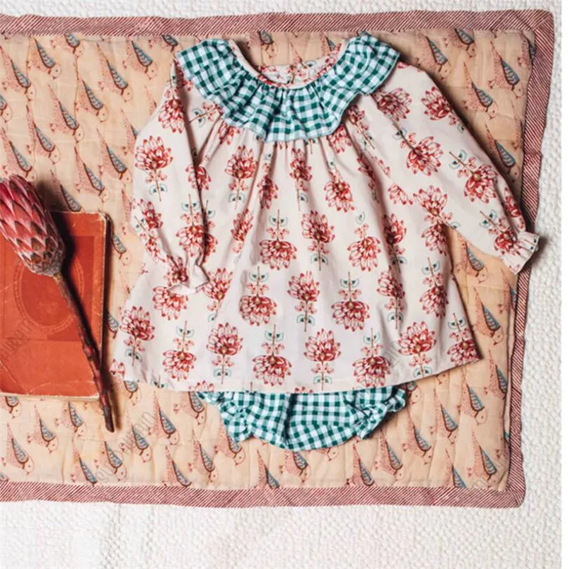 Blusa de niña de manga corta con estampado floral – ligera - imagen 3