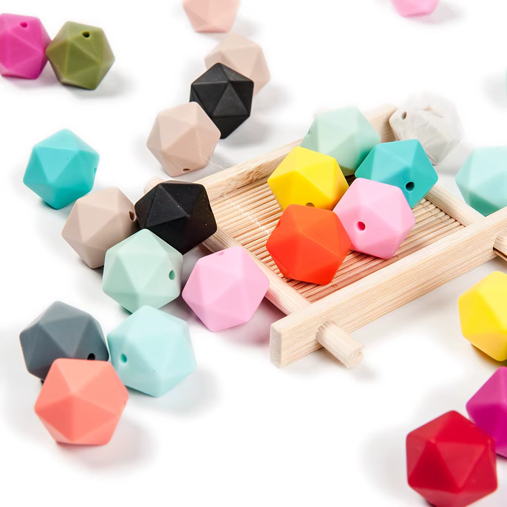 Cute-Idea Cuentas de silicona para collar dentición