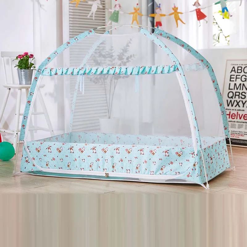 Mosquitera con dosel para cuna de bebé – Estilo oriental - imagen 4