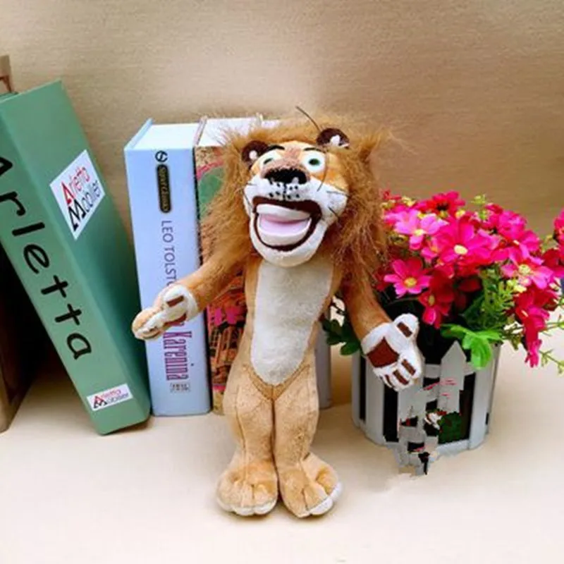 Peluche Madagascar – León, Jirafa, Pingüino, Cebra, Hipopótamo - imagen 5