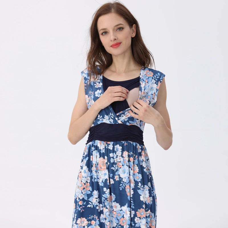 Vestido premamá con estampado - Ideal para verano - imagen 3