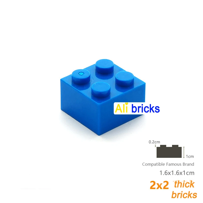 Bloques de construcción 2×2 para niños – Piezas resistentes y seguras - imagen 5