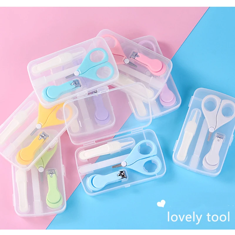Kit tijeras cortar uñas bebé – Set higiene infantil seguro - imagen 4