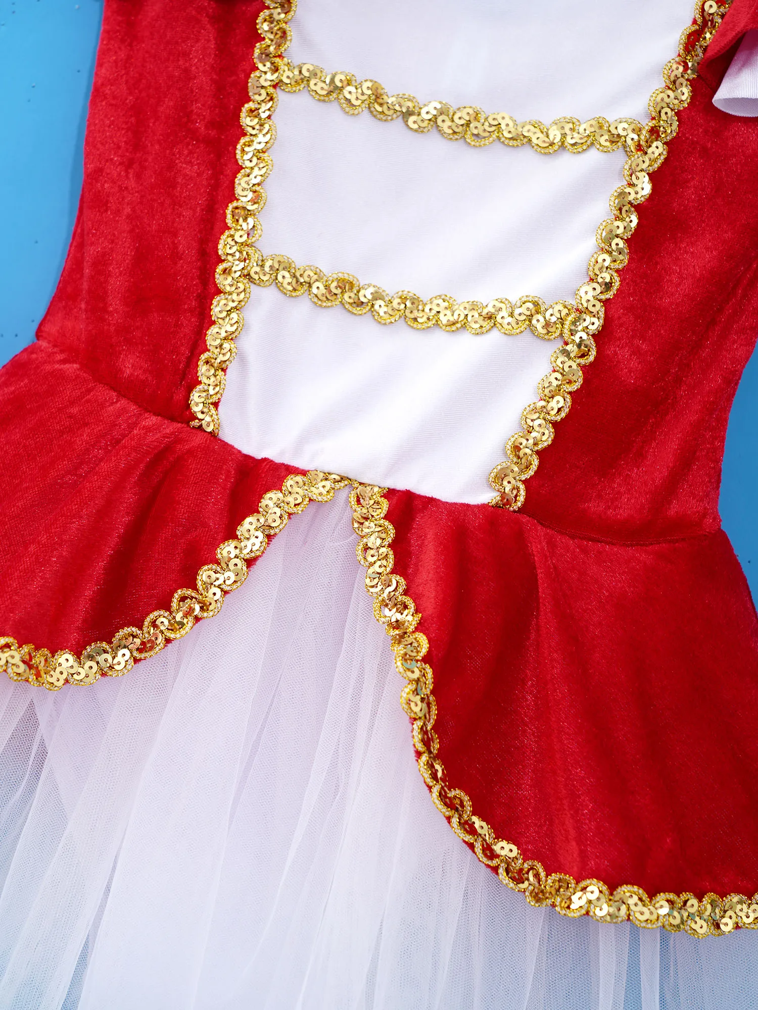 Disfraz de circo para niña con vestido ballet y tutú en malla - imagen 4