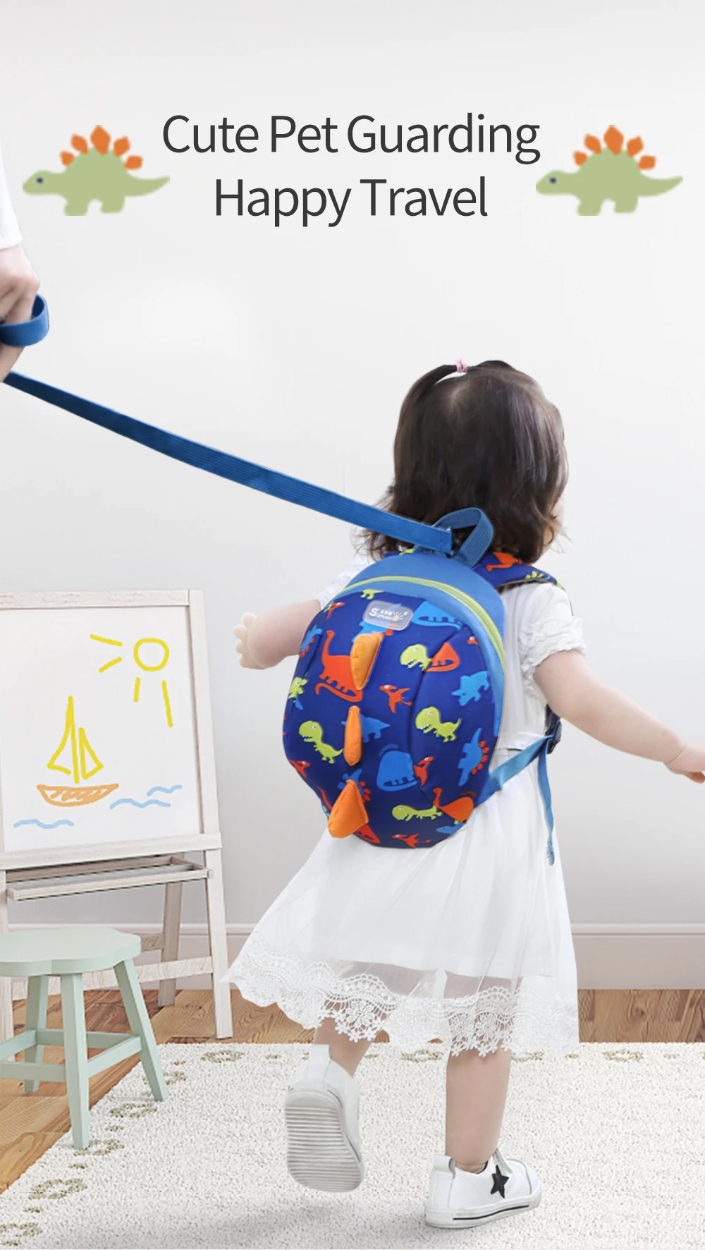 Mochila Sunveno con diseño de dinosaurio para niño