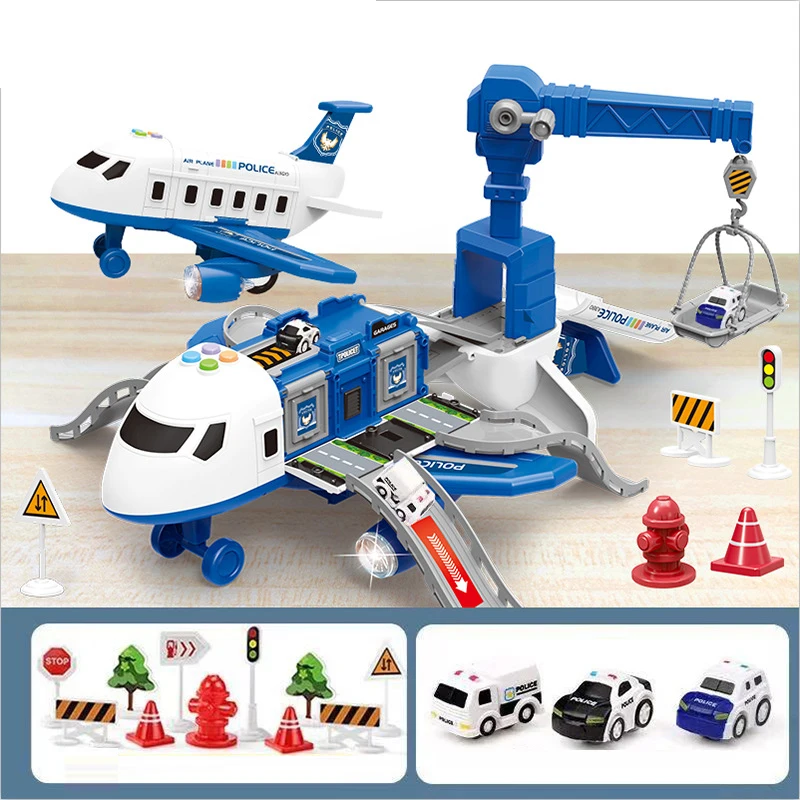 Avión de juguete con sonido y movimiento de inercia para niños - imagen 2