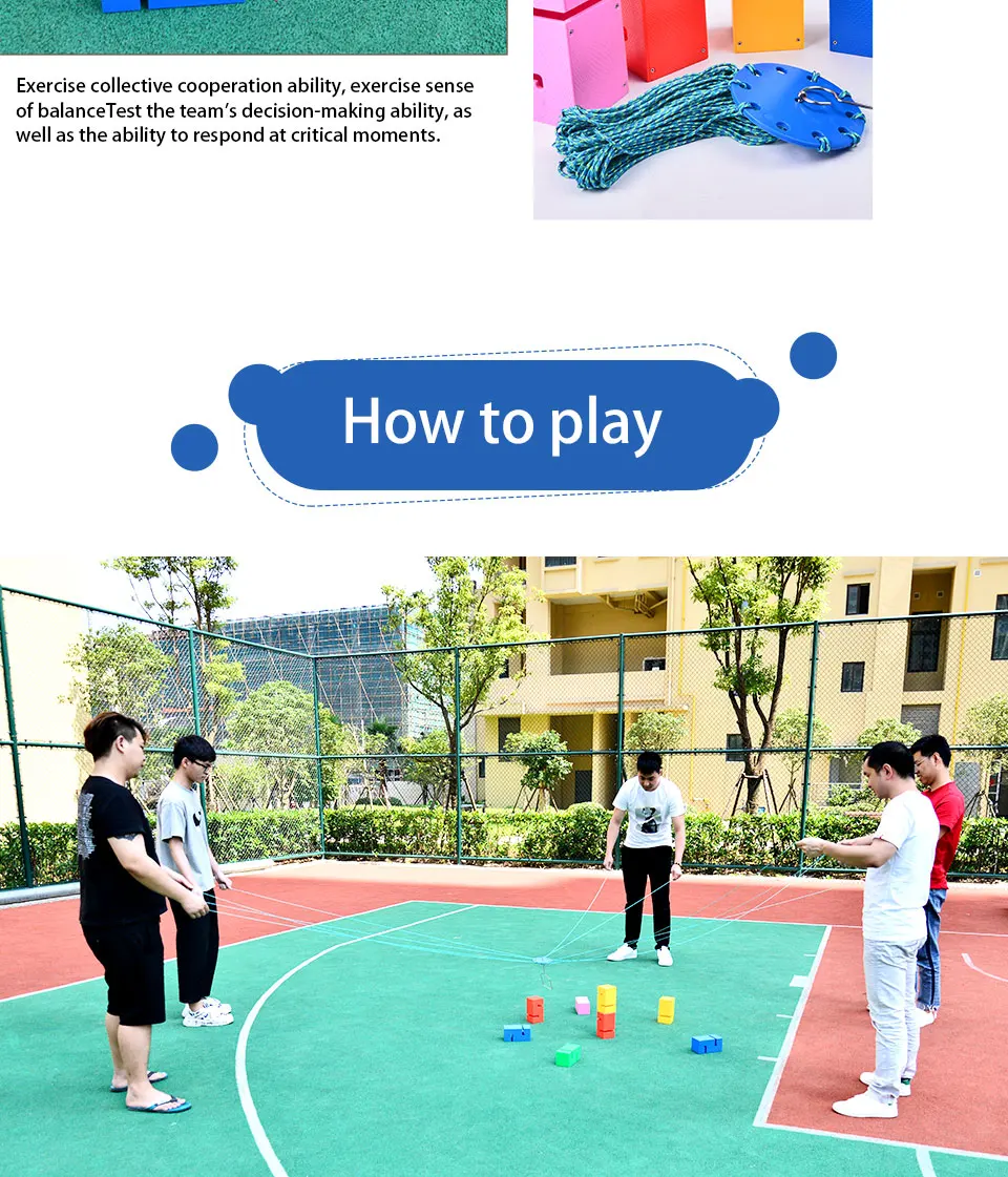 Accesorios de juego para construir y colaborar