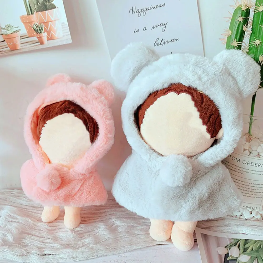 Ropa para muñecas Idol: capa con capucha de oso – hecha a mano - imagen 5