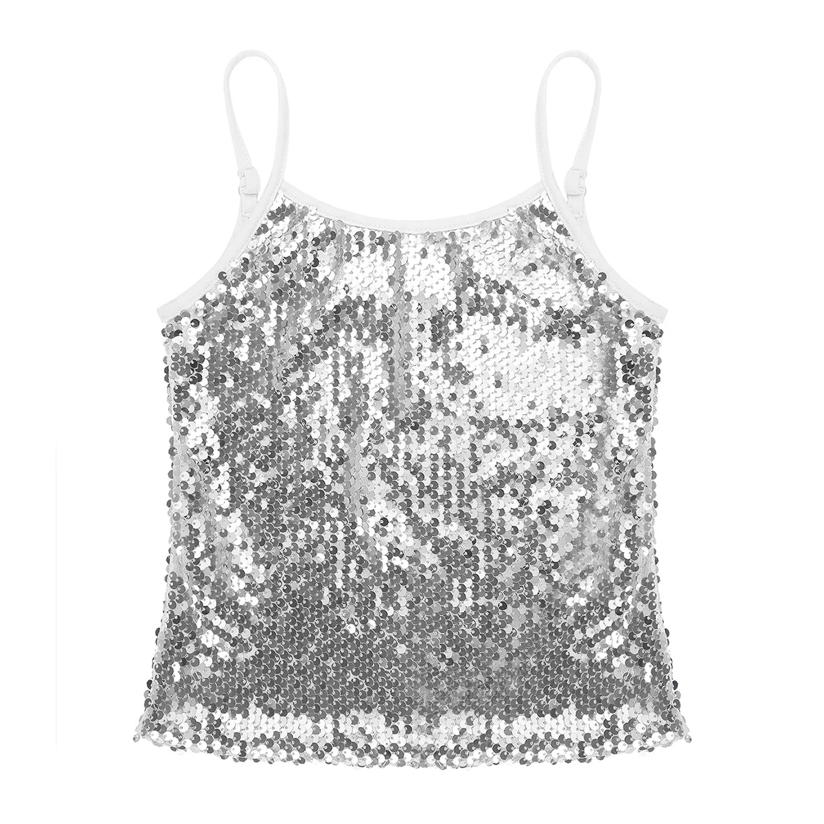 Maillot de danza infantil con lentejuelas brillantes AqSkating - imagen 2