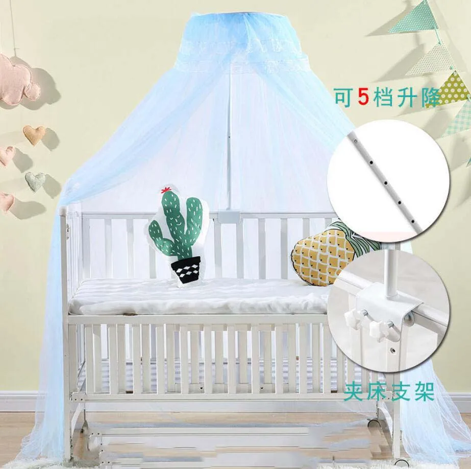 Mosquitera Universal para cuna bebé malla bipartita dosel elegante - imagen 5