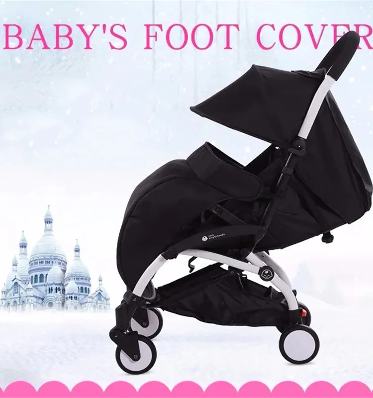 Funda impermeable para cochecito de bebé vista lateral