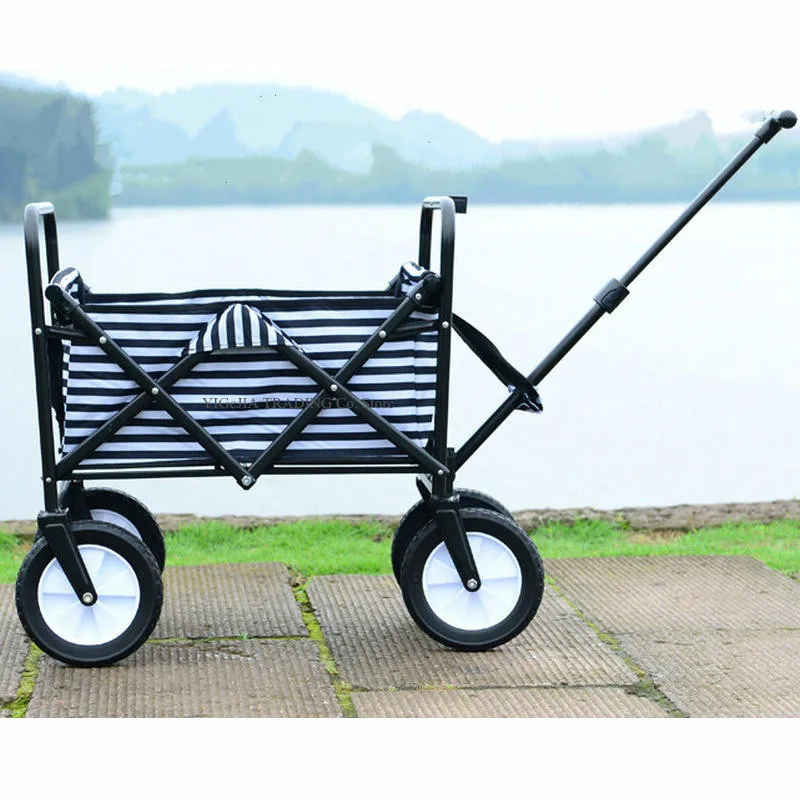Carrito plegable utilitario para exterior con mango extensible - imagen 3
