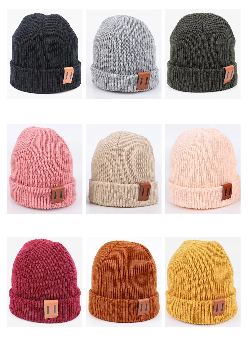 Gorro infantil visto desde otro ángulo