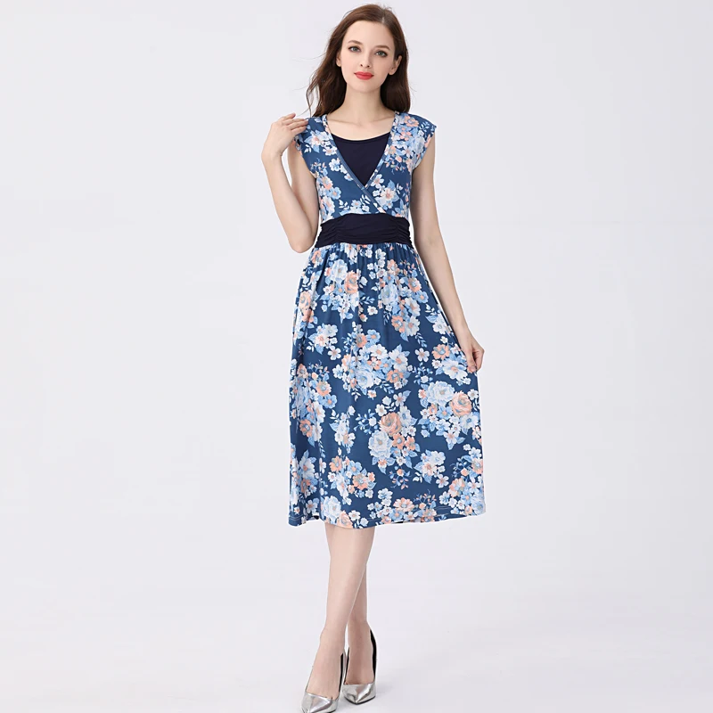 Vestido premamá con estampado - Ideal para verano - imagen 2