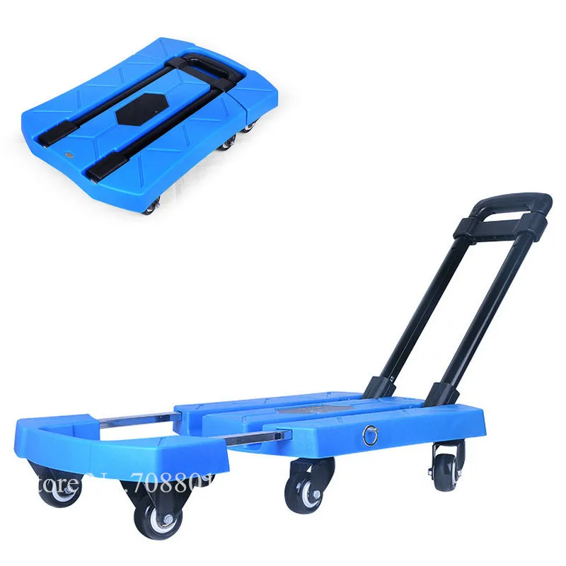 Carretilla plegable multirruedas – Carro utilitario extensible - imagen 5