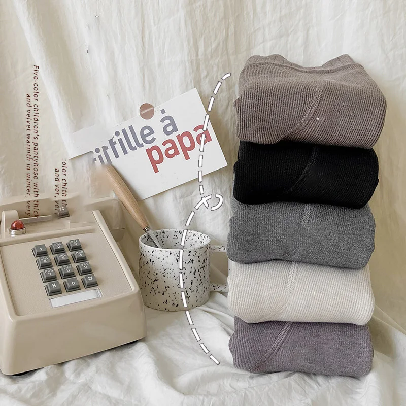 Milangel Leggings forrados de lana para niñas – Cálidos y ajustados - imagen 3