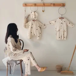 MILANCEL Mamelucos infantiles a juego familia Estampado pera