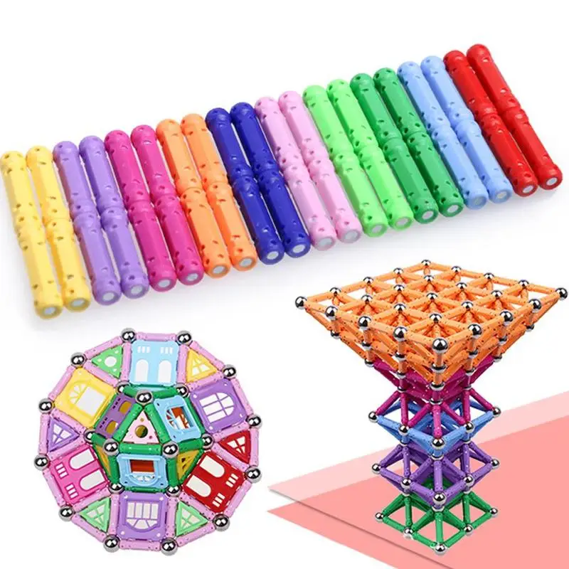 Bloques magnéticos educativos – Juego de construcción para niños - imagen 4