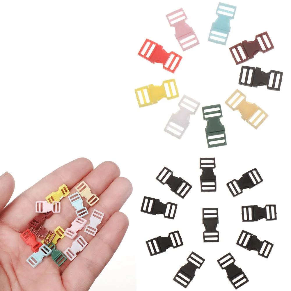 Hebillas rápidas de plástico para mochilas, pulseras y bolsos