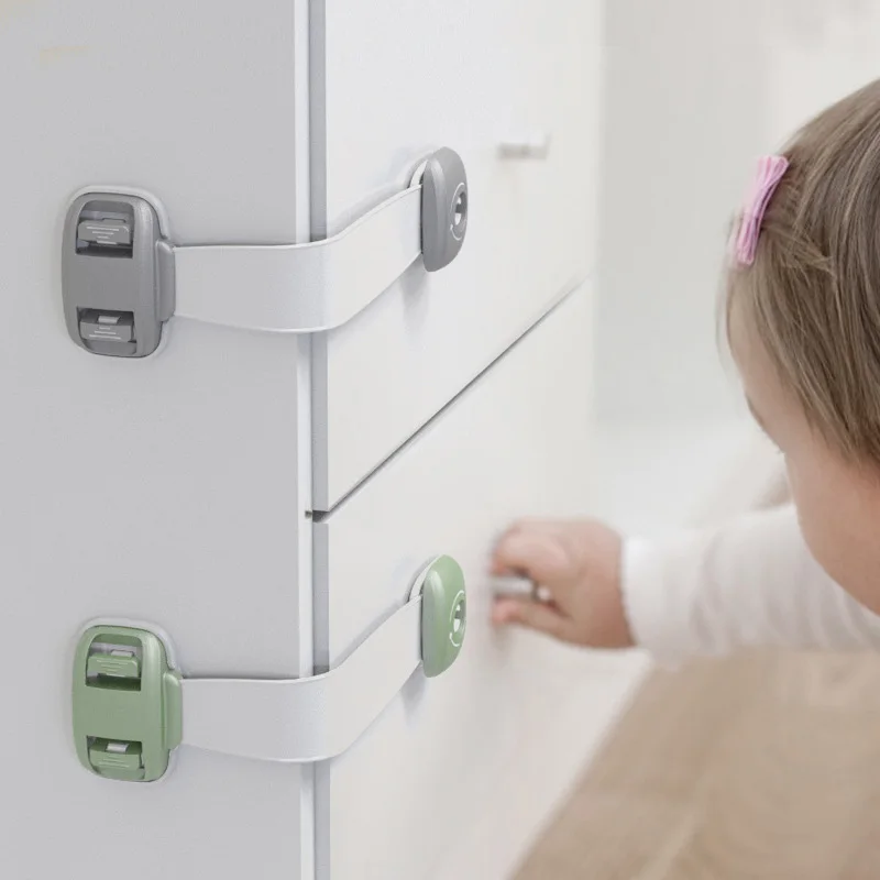 Cerradura seguridad bebé antipellizco para puertas, cajones y neveras - imagen 4