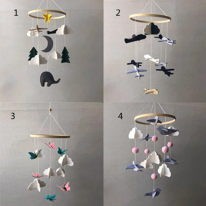 Móvil sonajero para bebé con campanas de viento y decoración - imagen 4
