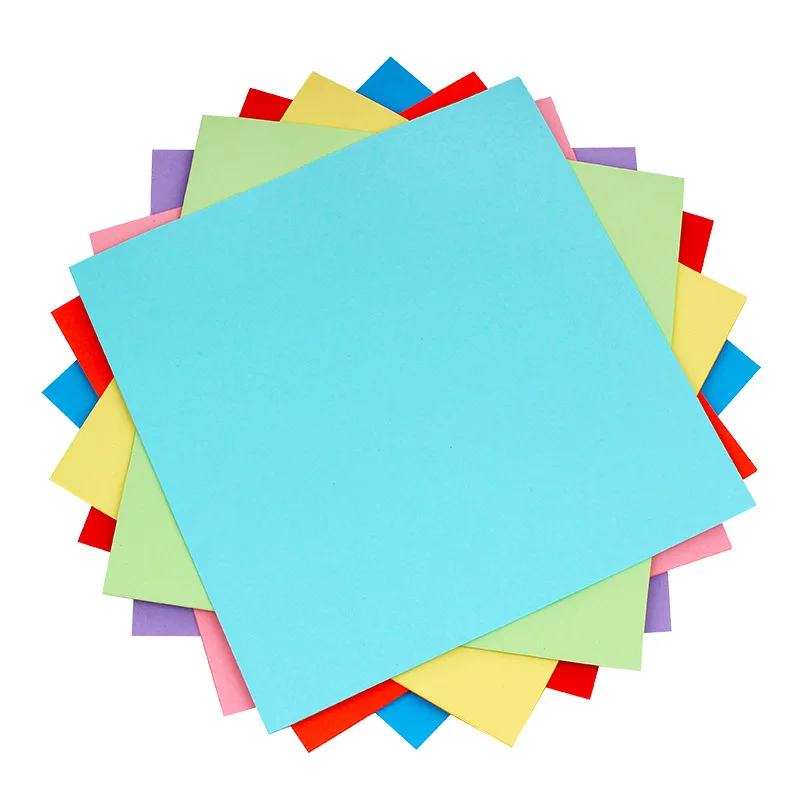 Papel origami cuadrado para niños – Colores artesanales - imagen 2