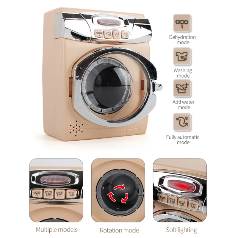 Cocina infantil eléctrica de juguete con microondas y exprimidor - imagen 4