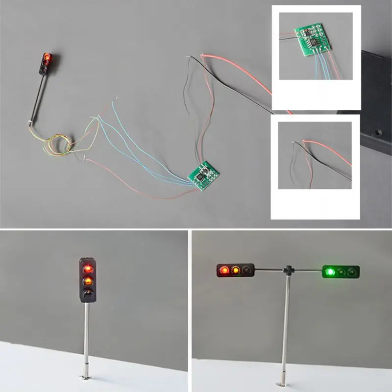 Kit construcción semáforo LED infantil – Juguete interactivo con luces - imagen 5