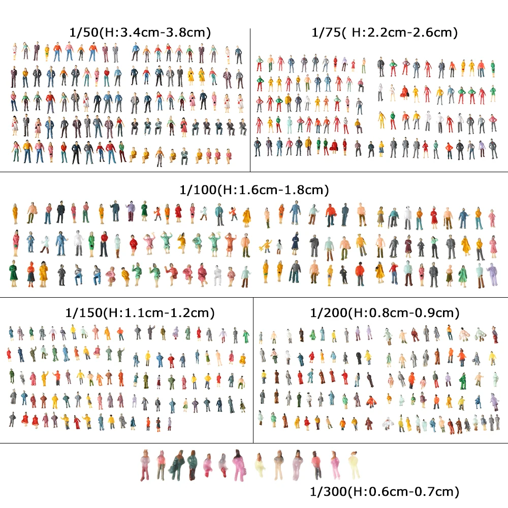 Figuras de personas a escala para niños – Colores surtidos - imagen 5