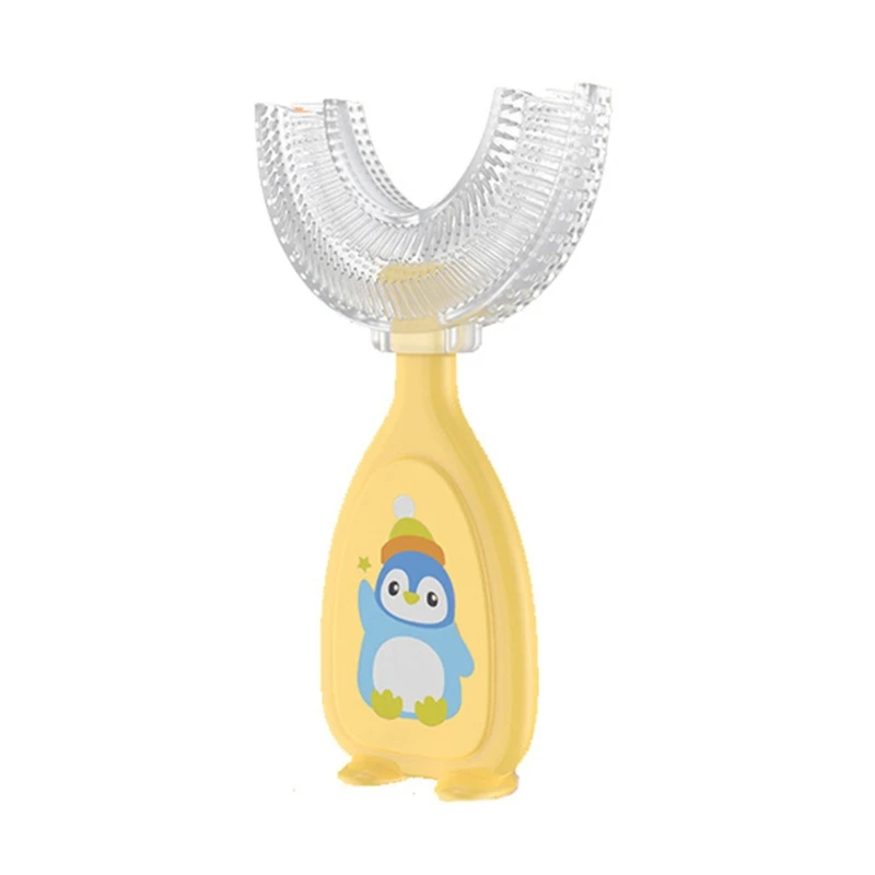 Cepillo de dientes en forma U para niños – Entrenamiento suave - imagen 3