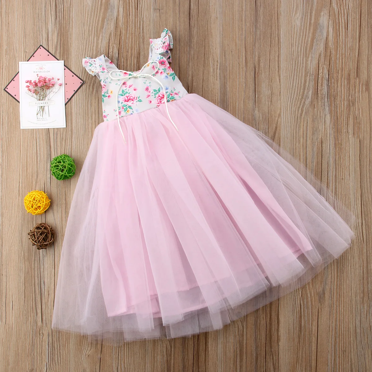 Vestido tutú para niña – Modelo princesa fiesta verano - imagen 3