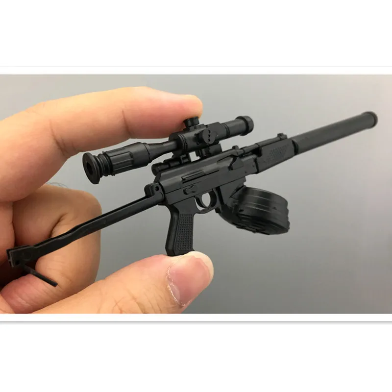 Kit montaje rifle asalto plástico para soldaditos infantiles - imagen 4