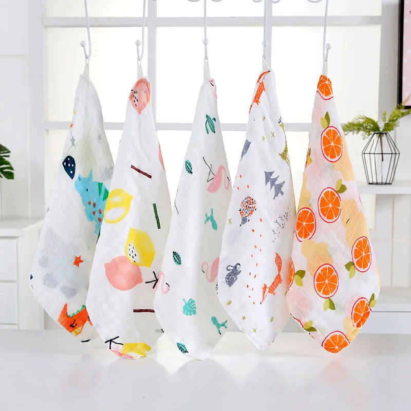 Lazykid Toallas infantiles de algodón estampado en dibujos animados