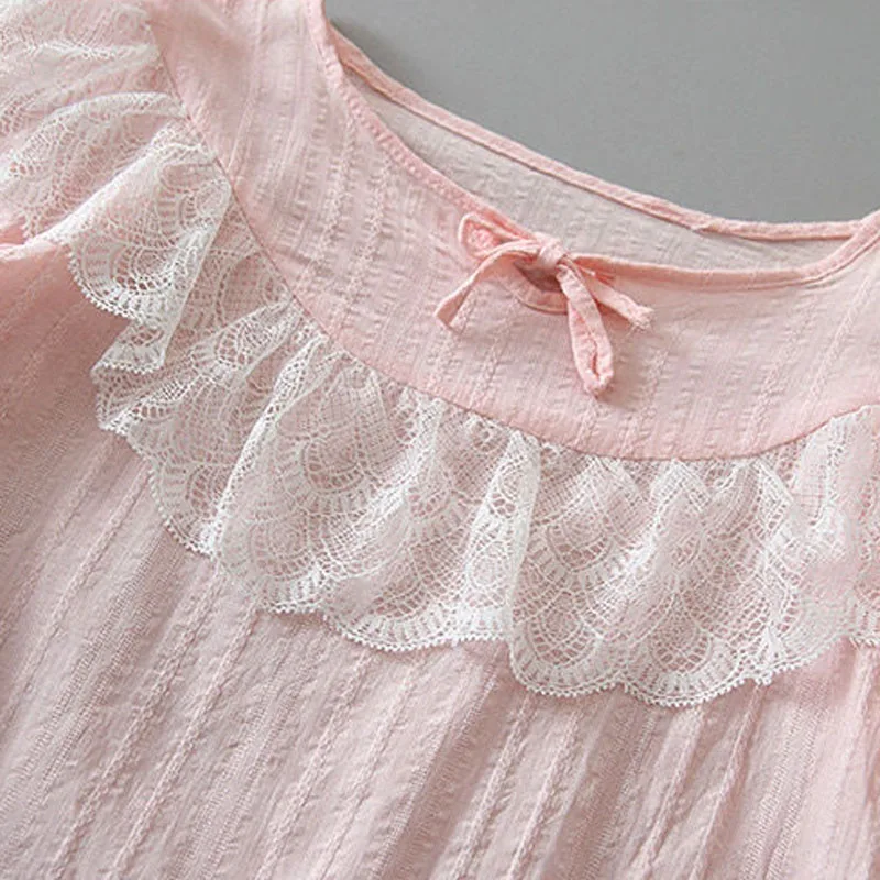 Pijama princesita de algodón y lino para niña – 2 piezas - imagen 3