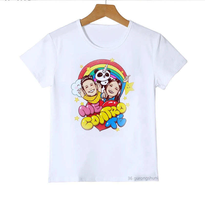 Camiseta infantil Me Contro Te – Manga corta con estampado musical