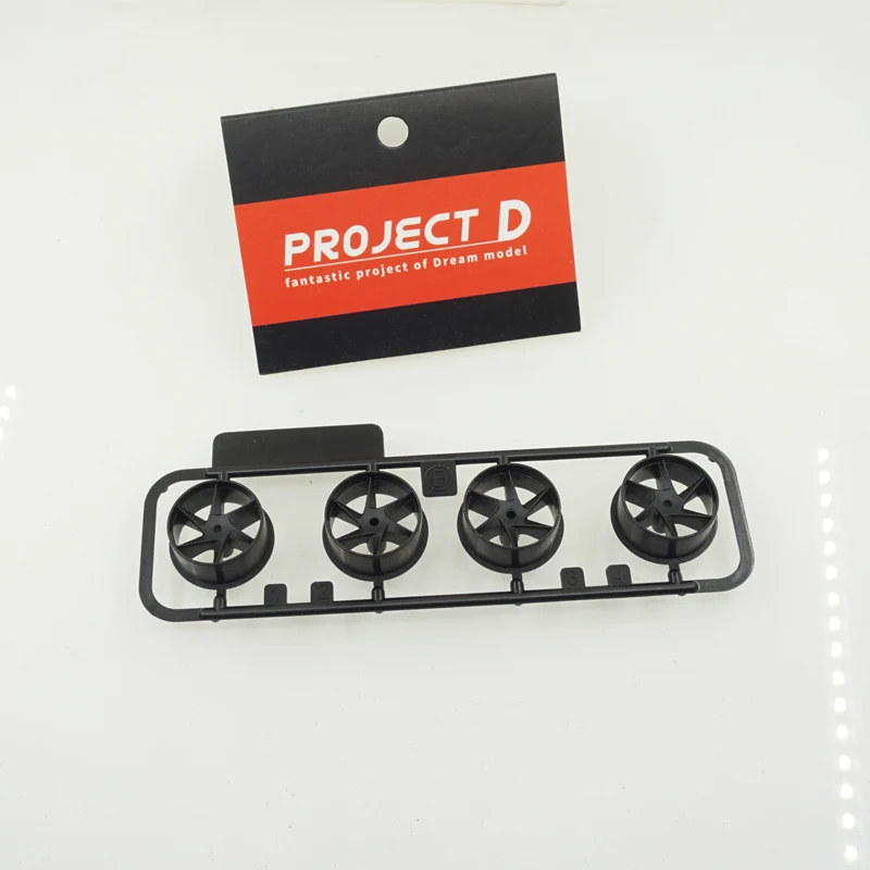 Llantas de carbono TE37 para Mini 4WD Tamiya - imagen 3