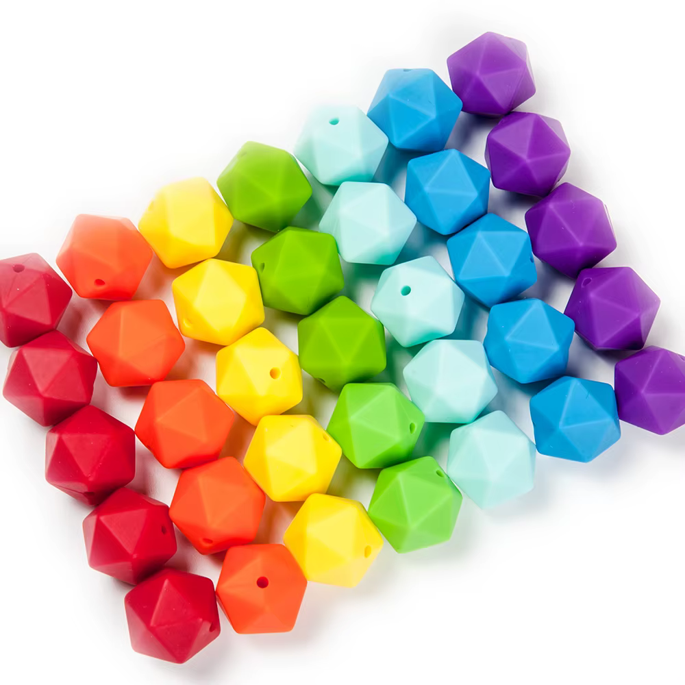 Cute-Idea Cuentas de silicona para collar dentición - imagen 3