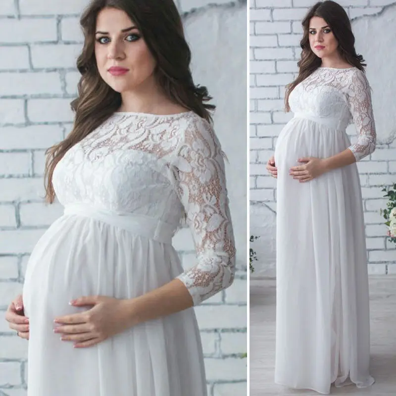 Vestido rojo vino maternity