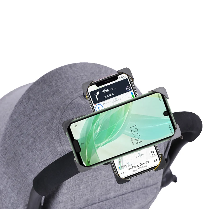 Soporte universal 360° para teléfono en cochecito de bebé - imagen 5