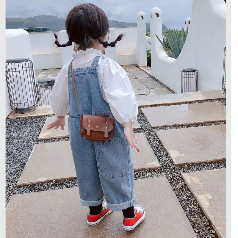 Pantalones vaqueros para bebé con peto informal – Primavera y otoño - imagen 5