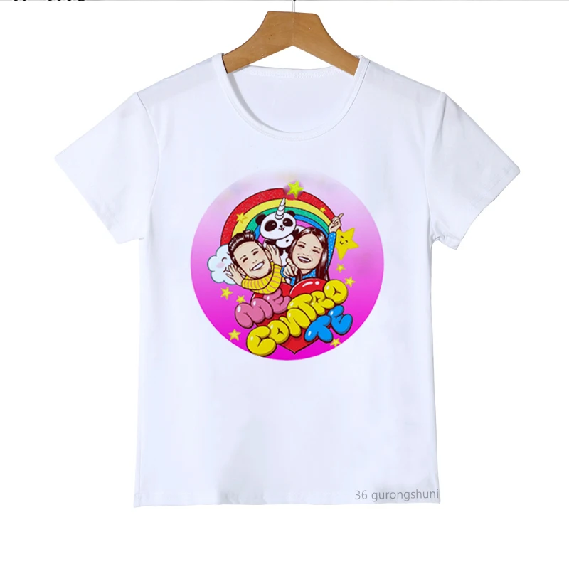 Camiseta infantil Me Contro Te – Manga corta con estampado musical - imagen 4
