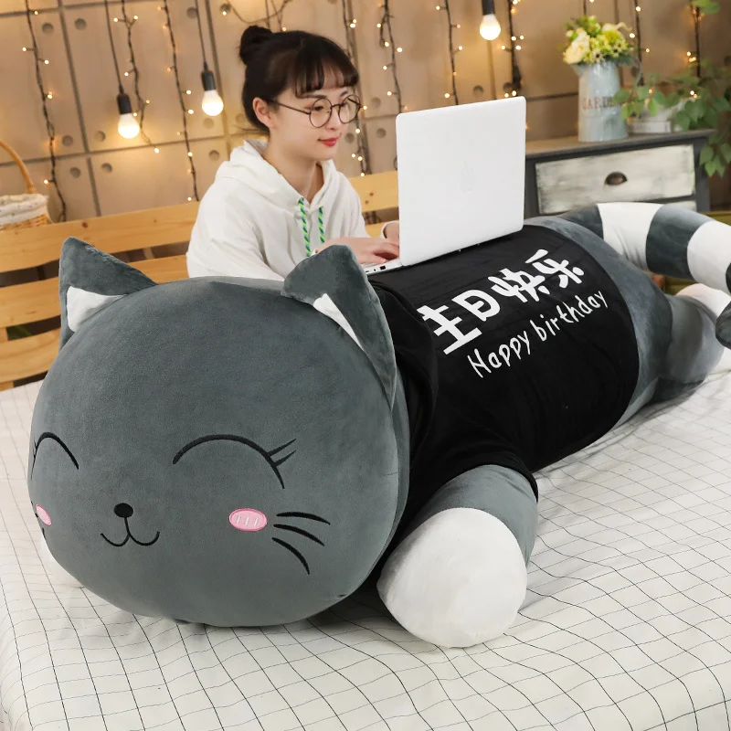Peluche de gato suave de dibujos animados para niños - imagen 3