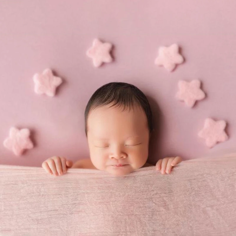 Combinación de estrellas y arcoíris en setup fotográfico