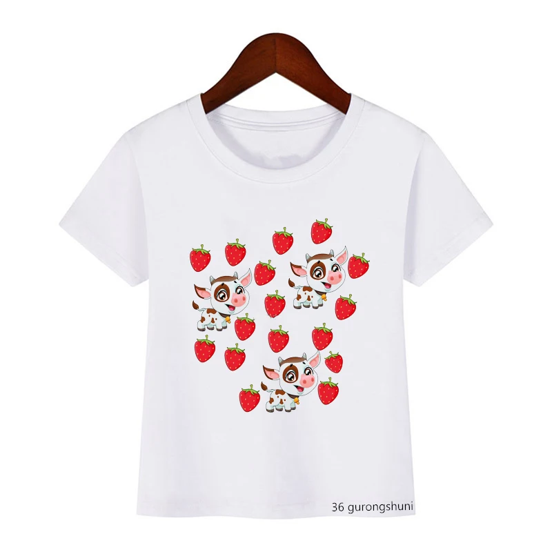 Camiseta infantil de algodón con estampado Animal para niños – Manga corta - imagen 5