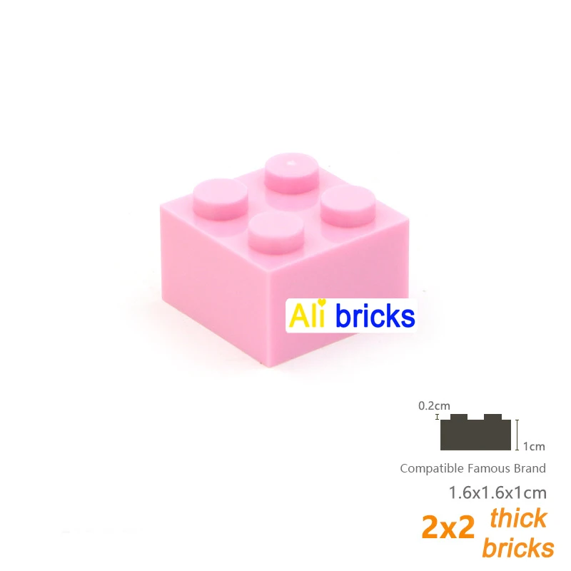 Bloques de construcción 2×2 para niños – Piezas resistentes y seguras - imagen 2