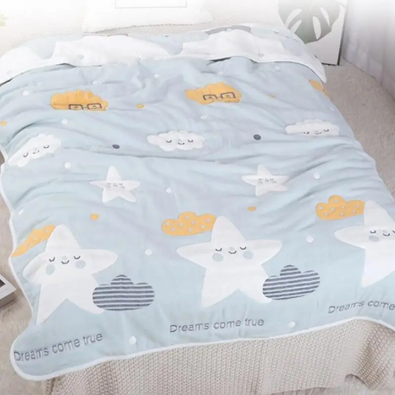 Reall manta gruesa de muselina algodón para niños cálida siesta - imagen 5
